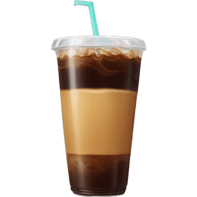 Iced long black coffee emoji