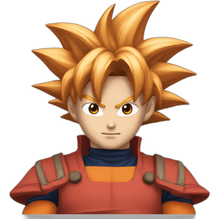 Sangoku en rouge emoji