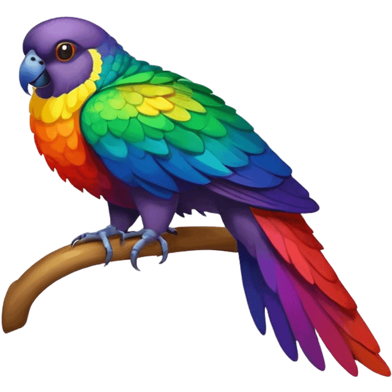 Rainbow kaka emoji