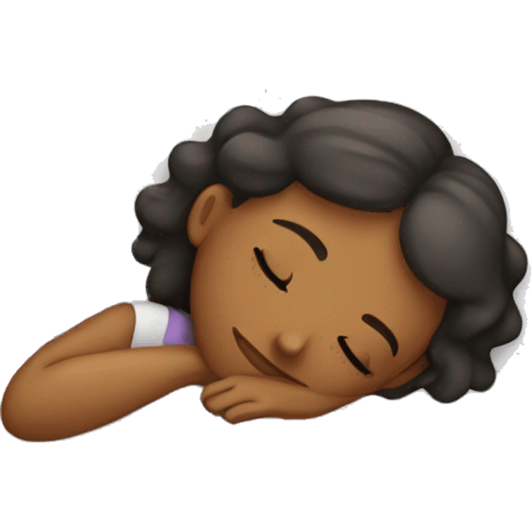 girl sleeping emoji