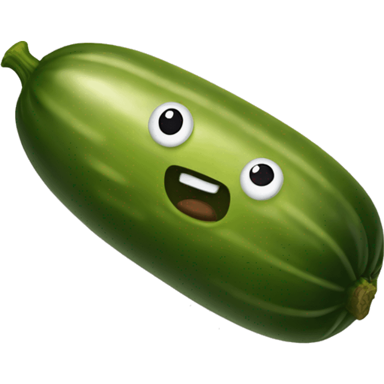 pickle with a smiley face  emoji