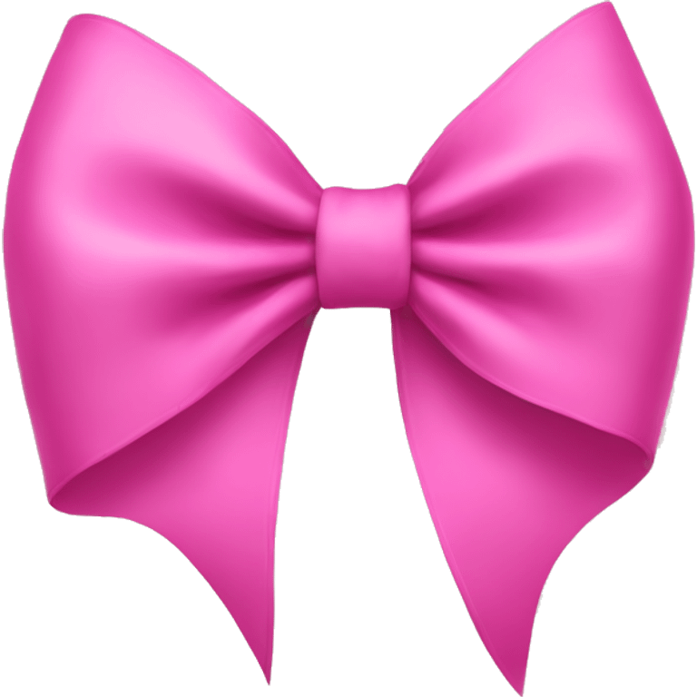 Pink bow emoji