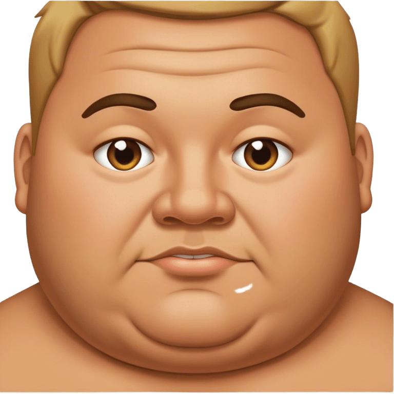 fat gay guy emoji