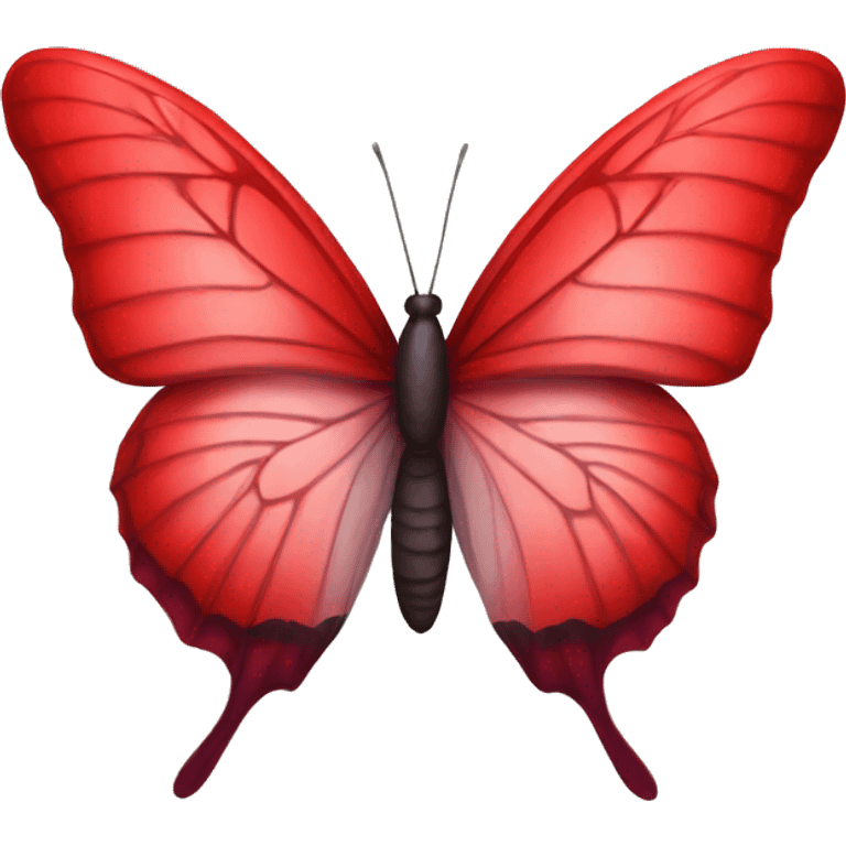 red butterfly  emoji