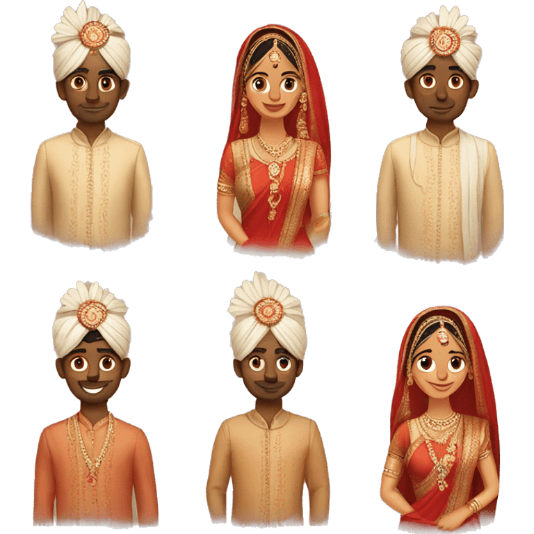 Indian wedding emoji