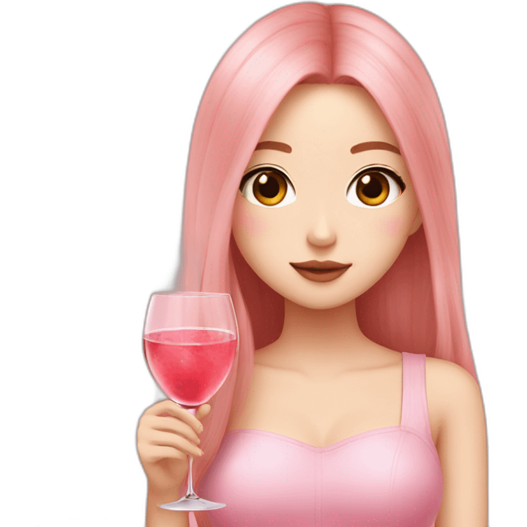 Rosé de blackpink  emoji