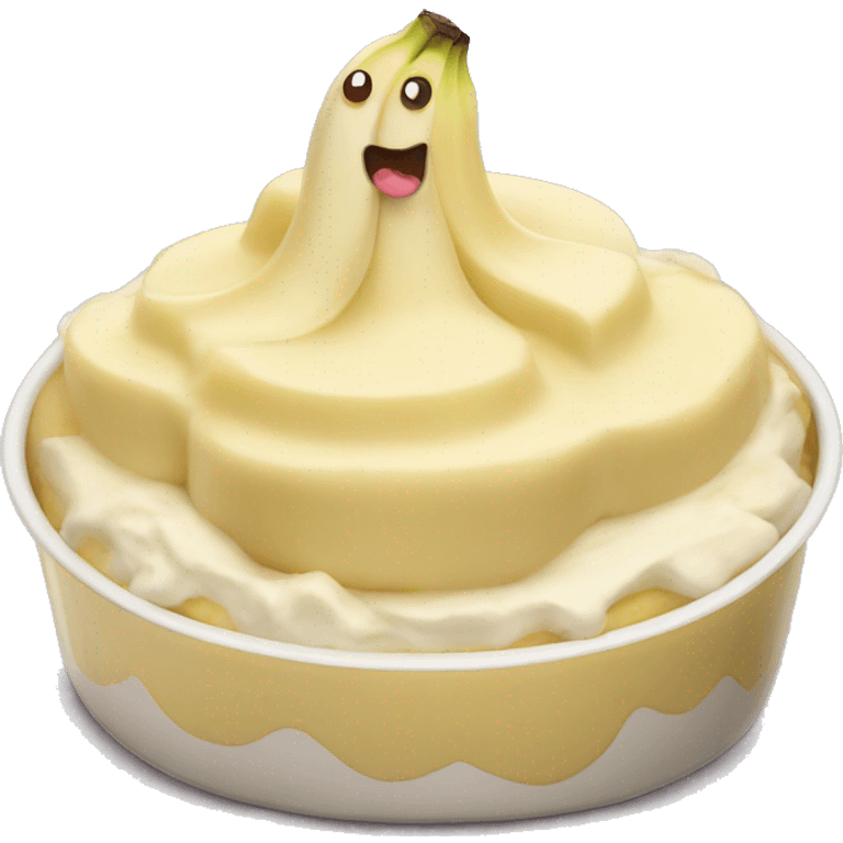 Banana pudding  emoji