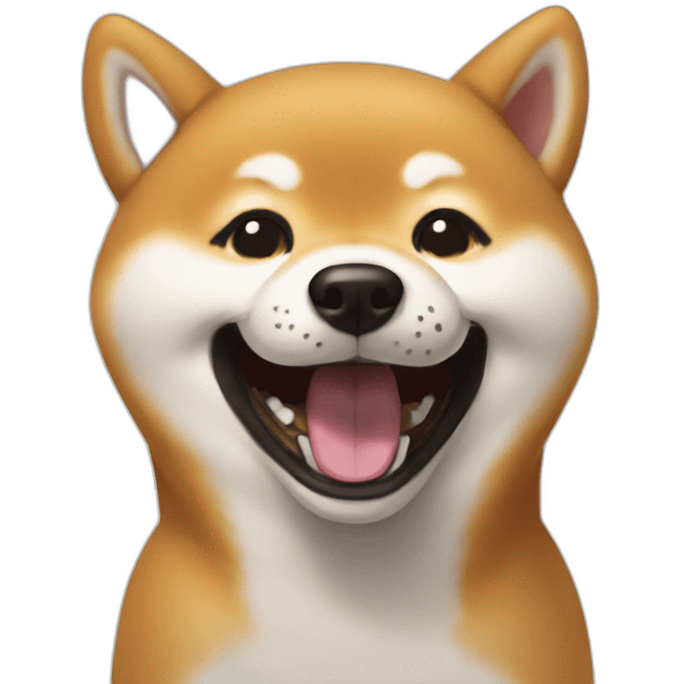 shiba-inu-laughing emoji