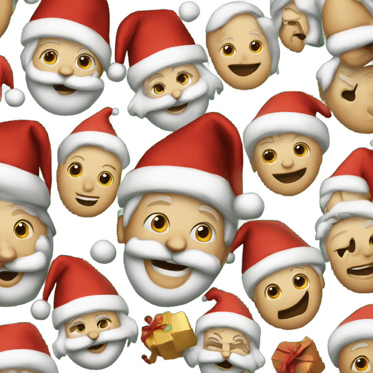 Merry Christmas words emoji