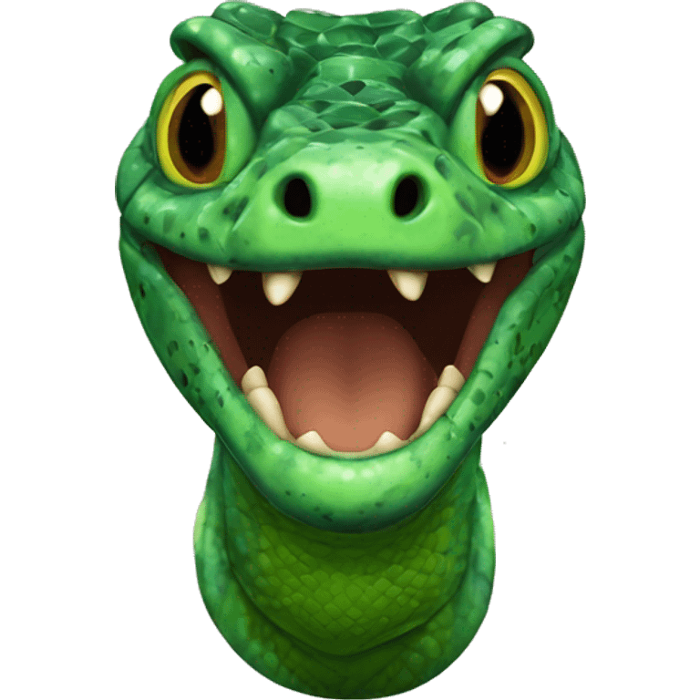 Green Gila Monster Head emoji