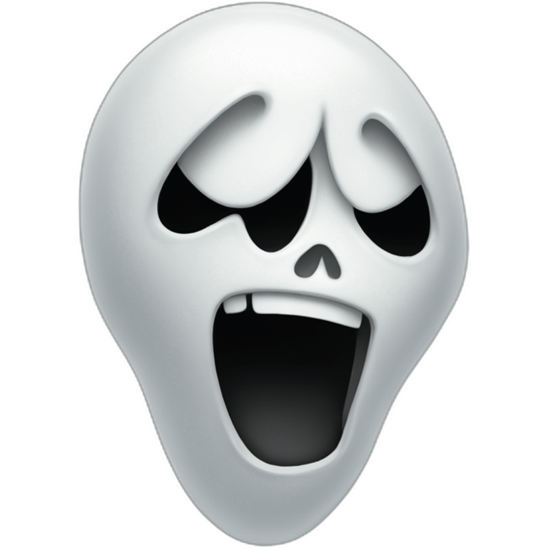 Scream  ghost emoji