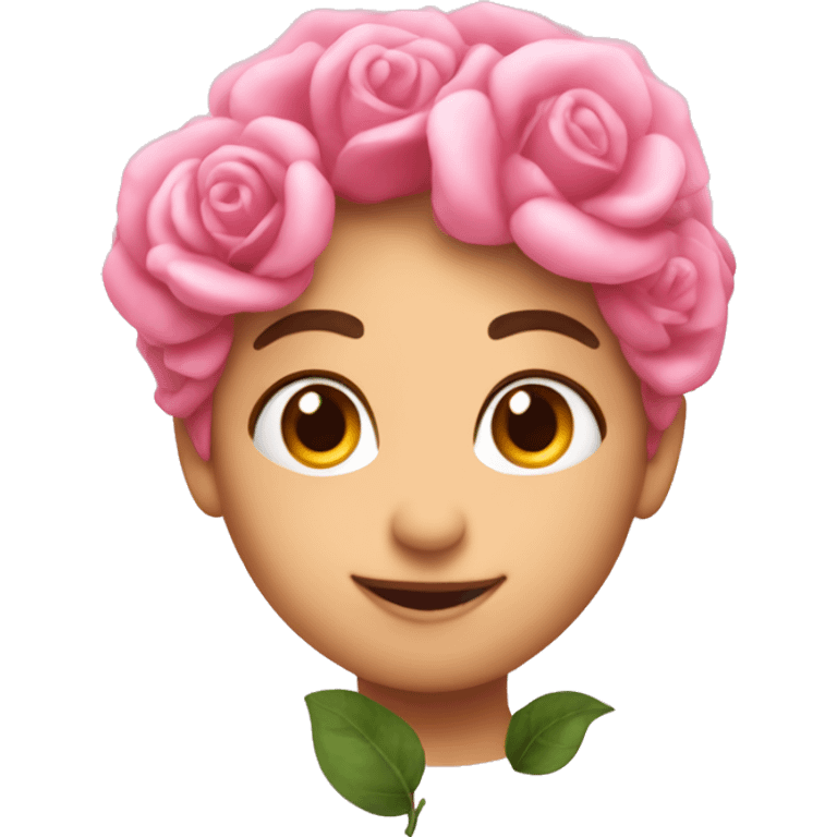 Corazón rosa bajo  emoji