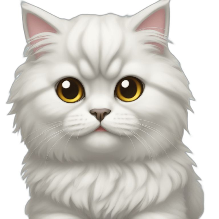 Baby Persian cat emoji