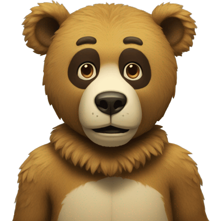 Oso animatronico emoji