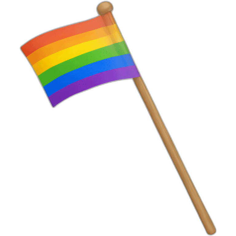 Drapeau lgbt déchirer emoji