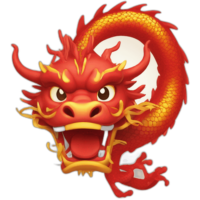 chinese dragon happy new year emoji