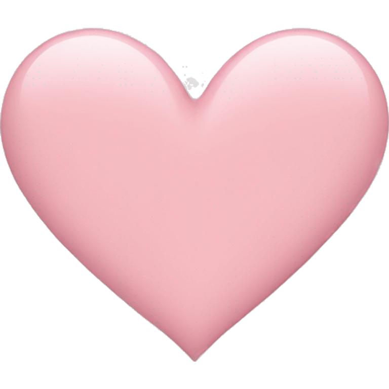 Light pink heart  emoji