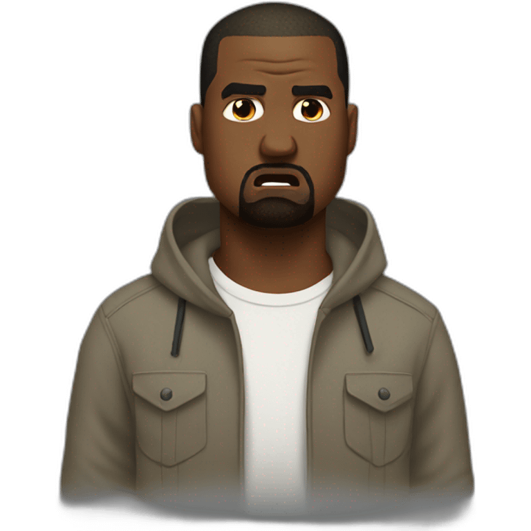 Kanye west angry emoji