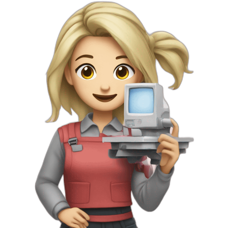 eva elfie doing her job emoji