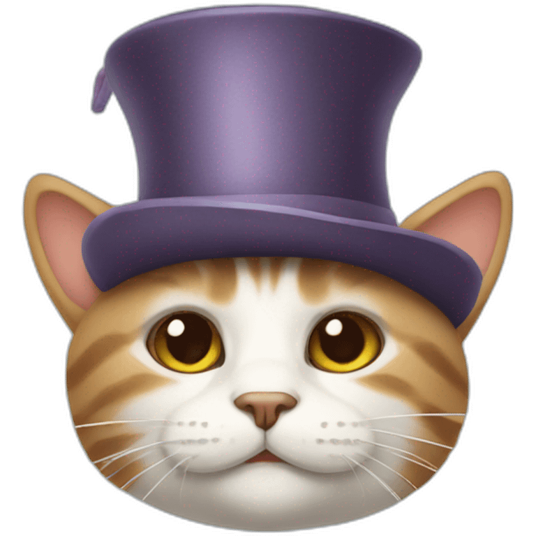 Cat in hat emoji