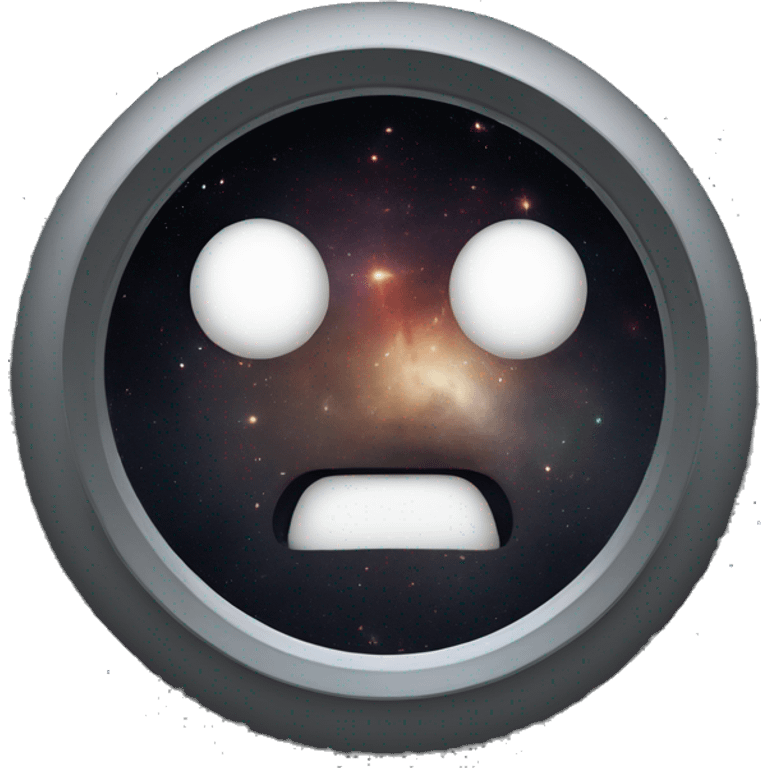 The black hole from interstellar, in an emoji emoji