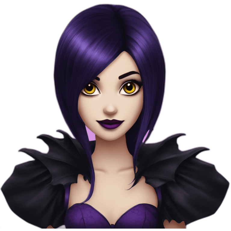 Elissabat-vampire-monsterhigh-goth-romantic-bangshair emoji