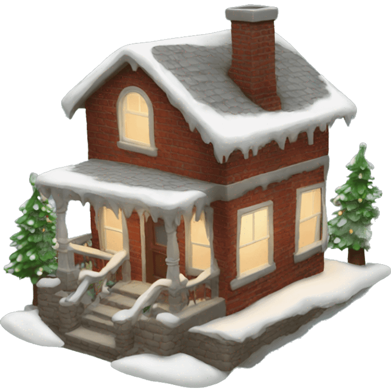 Christmas house  emoji