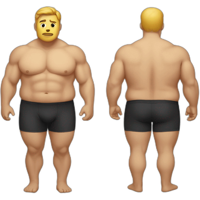 strong fat emoji