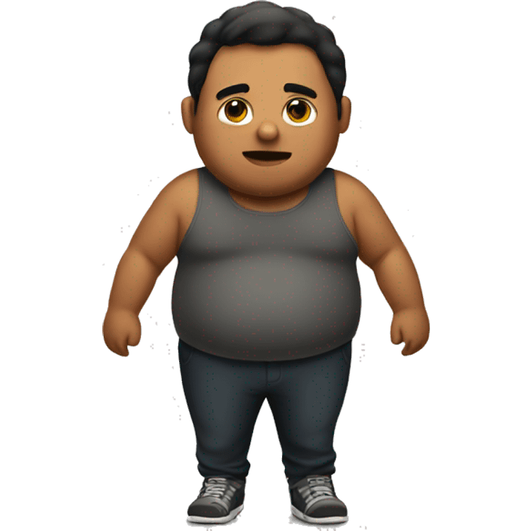 A guy fat emoji