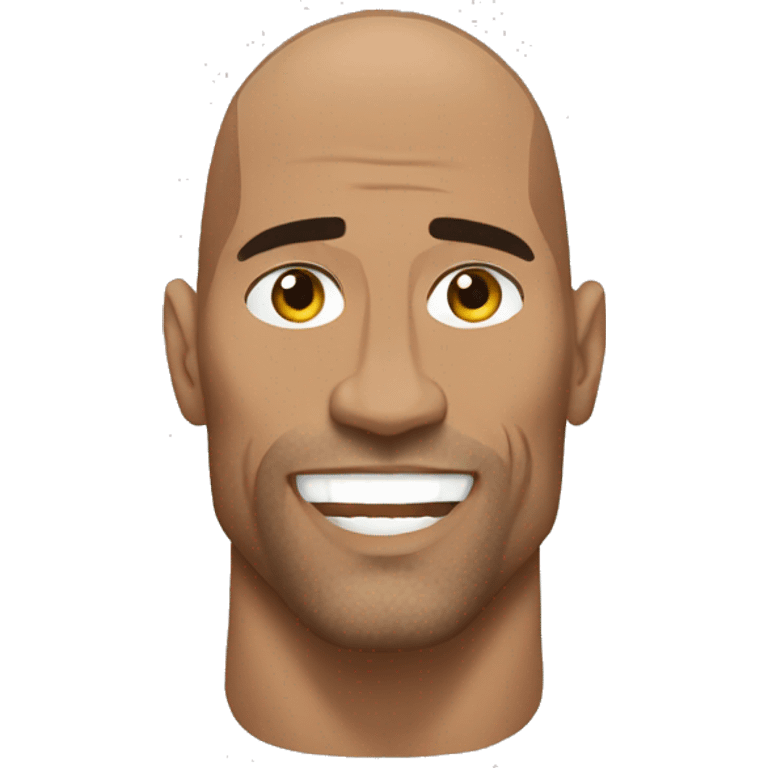 the rock show muscle emoji