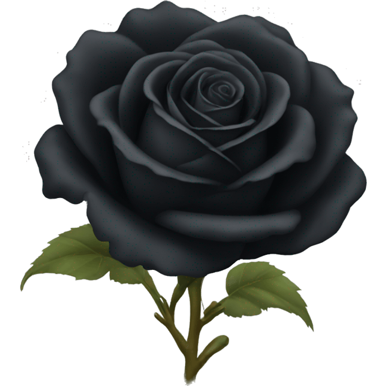 Black rose emoji