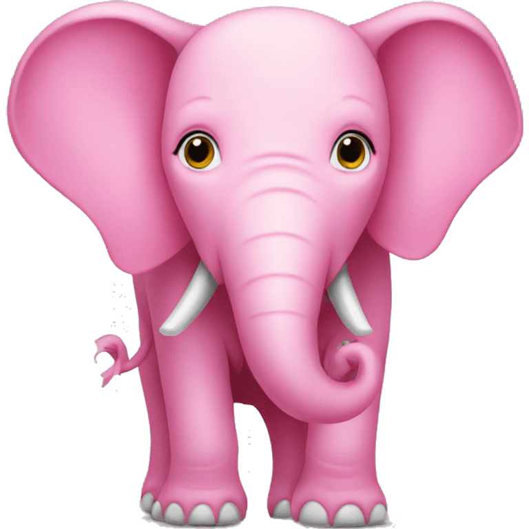 Pink elephant  emoji