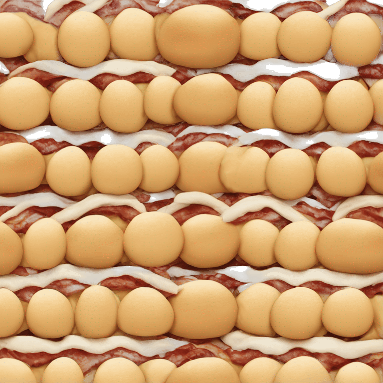 an egg bun, like what you'd get from a NYC bodega. Egg, cheese, bacon, bun. emoji