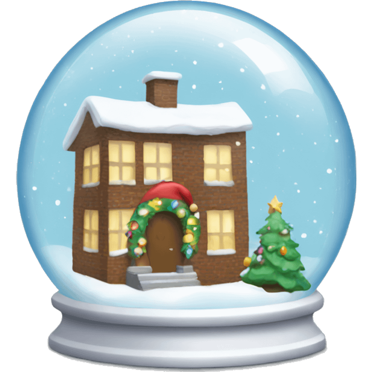 Christmas snowglobe emoji