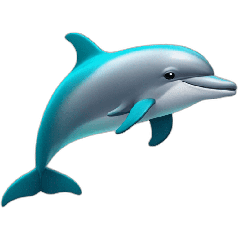 dolphin with volleyball emoji