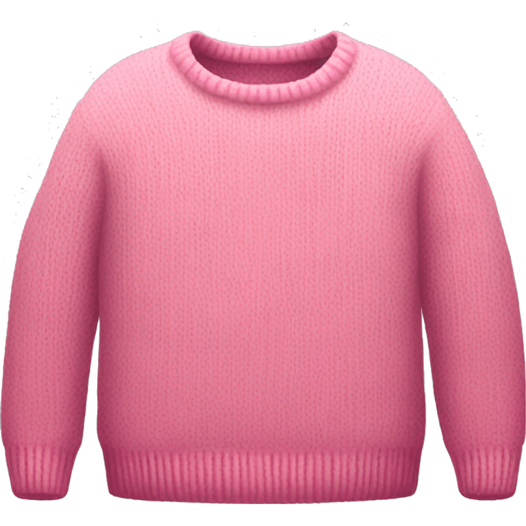 Pink sweater emoji