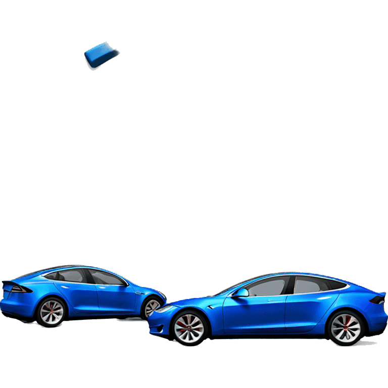 Blue Tesla  emoji