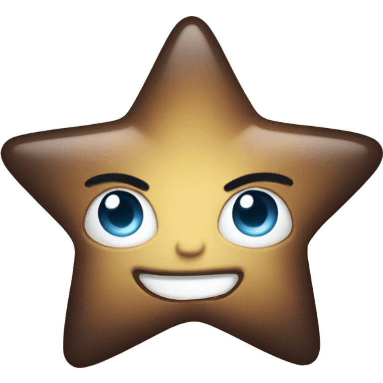 Winking star face  emoji