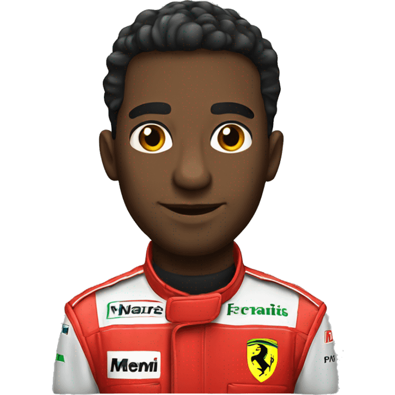 black f1 ferrari emoji