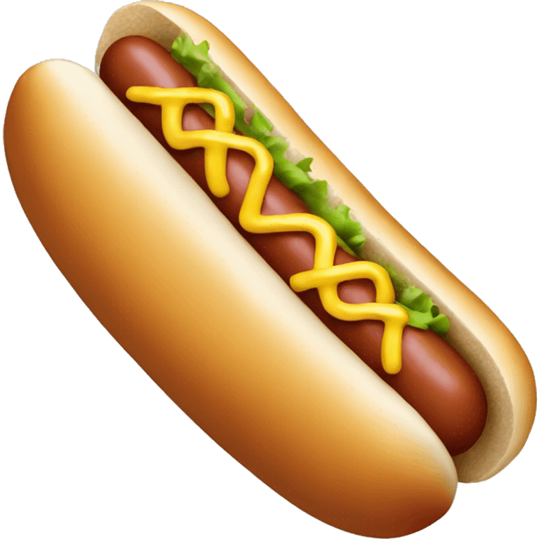 Hot dog emoji