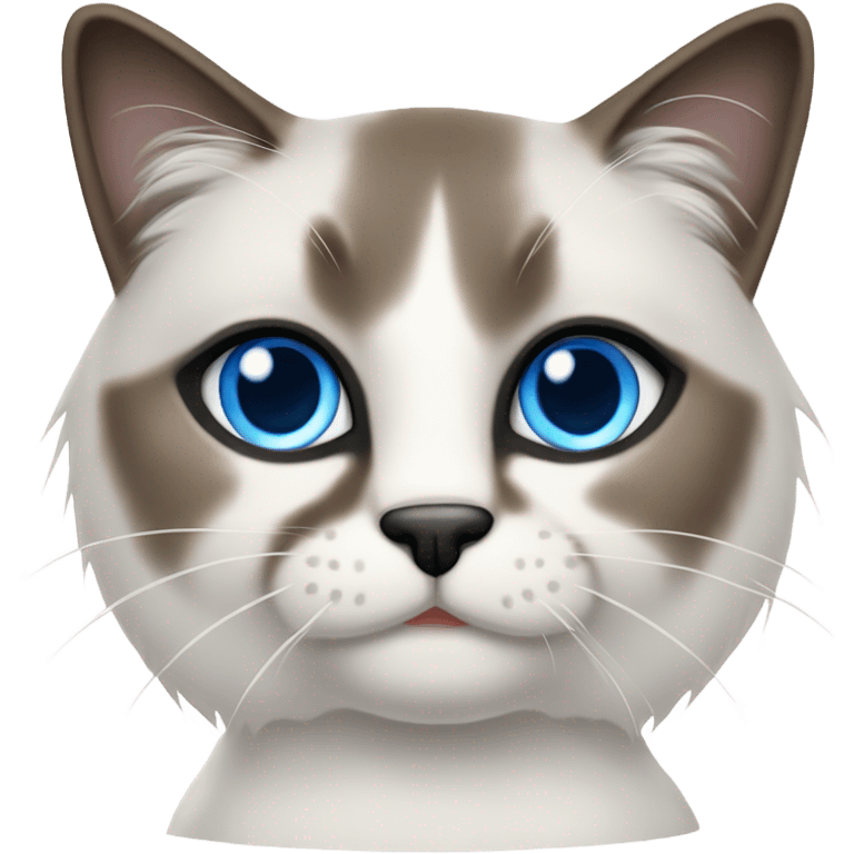 Snowshoe cat emoji