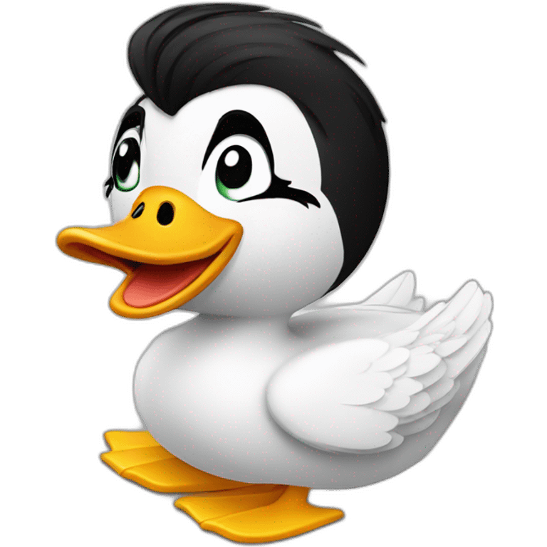 duck as elvis presley emoji