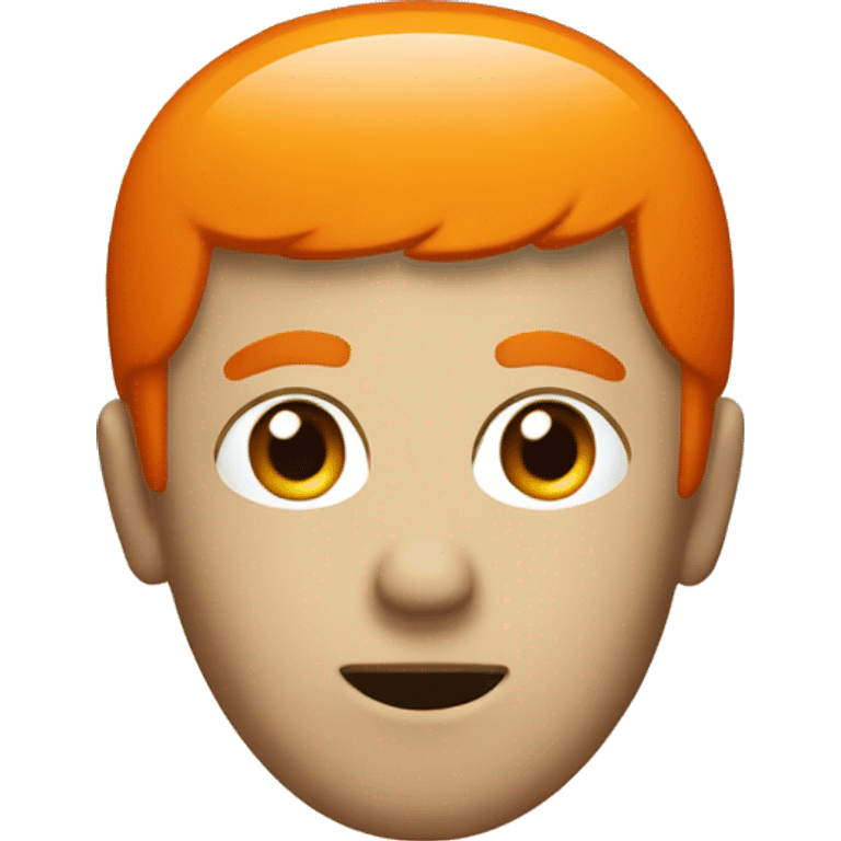 localisation pin with a orange head emoji