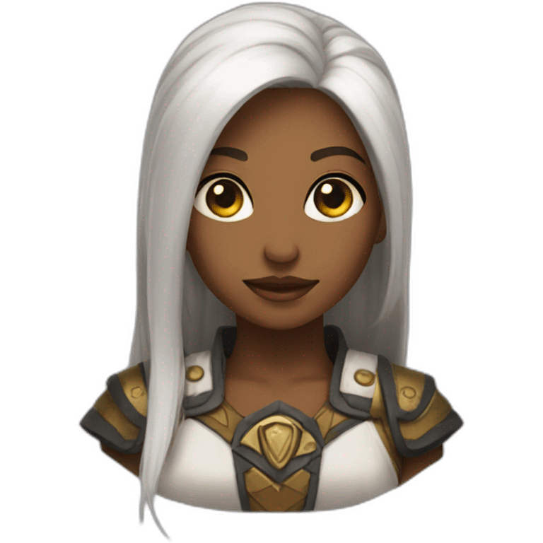 Zeri from lol give a gift emoji