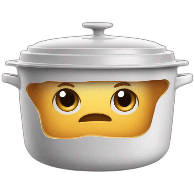 Œuf dans une casserole emoji