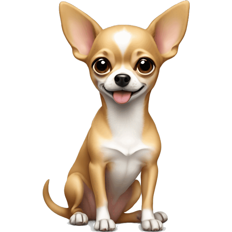 A chihuahua sitting  emoji