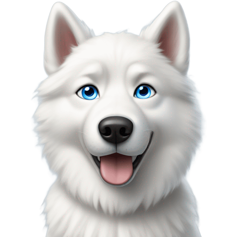 White husky  emoji