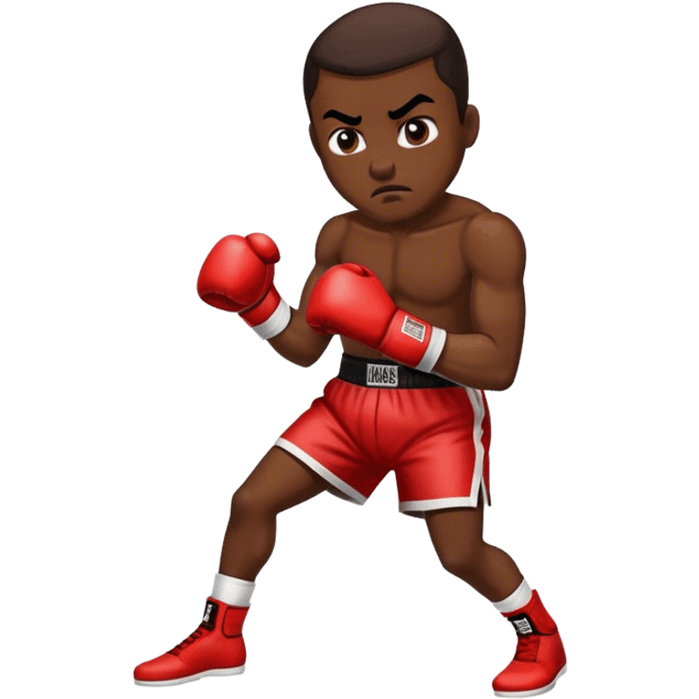 Boxer making a KO emoji