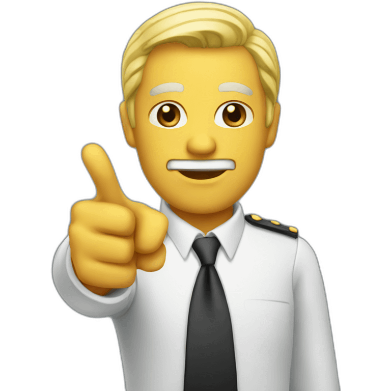 boss pointing at you emoji