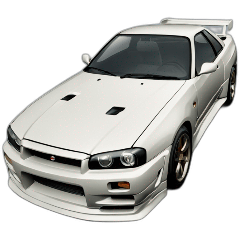 Nissan Skyline r34 emoji